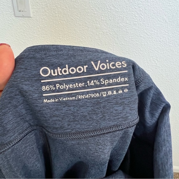 Outdoor Voices- Spacedye Blue Leggings Size Small - Picture 4 of 6